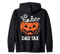 Dad Tax Candy IRS Agent Halloween Carved Pumpkin Matching Zip Hoodie