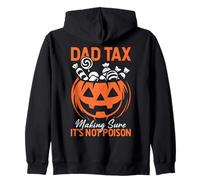 Dad Tax Candy IRS Agent Halloween Carved Pumpkin Matching Zip Hoodie