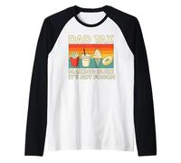 Dad Tax - Funny Retro Food Taster Father’s Day Gift Raglan Baseball Tee