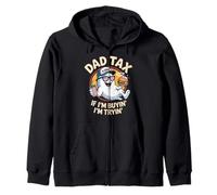 Dad Tax If I'm Buyin' I'm Tryin' Ghost Fun Zip Hoodie