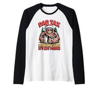 Dad Tax Making Sure It's Not Poison Bigfoot Christmas Raglan Baseball Tee