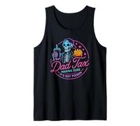 Dad Tax Making Sure It's Not Poison Funny Skeleton Tank Top