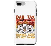Dad Tax Making Sure It's Not Poison Halloween Ghost Coffee Case for iPhone 7 Plus/8 Plus