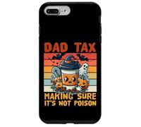 Dad Tax Making Sure It's Not Poison Halloween Ghost Coffee Case for iPhone 7 Plus/8 Plus