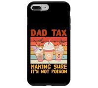 Dad Tax Making Sure It's Not Poison Halloween Ice Coffee Case for iPhone 7 Plus/8 Plus