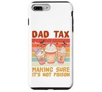 Dad Tax Making Sure It's Not Poison Halloween Ice Coffee Case for iPhone 7 Plus/8 Plus