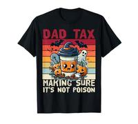 Dad Tax Making Sure It's Not Poison Halloween Ice Coffee T-Shirt