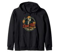Dad Tax Making Sure It's Not Poison Humor Funny Fathers Day Zip Hoodie