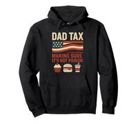 Dad Tax Making Sure It's Not Poison Vintage USA Humor Pullover Hoodie