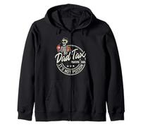 Dad Tax Making Sure Not Poison Skeleton Papa Fathers Day Men Zip Hoodie