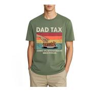 Dad Tax Shirts for Men Taking 10% of Your Snacks Since Forever Dad Tax Shirt Green