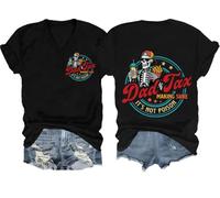 Dad Tax T-Shirt, Dad Tax Shirts V Neck for Man Women