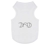 'Dad Text' Pet Dog/Cat T-Shirt (PT00054279)