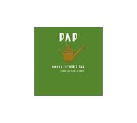 Dad Thanks For Helping Me Grow Father's Day Foiled Greeting Card Alpha Cards