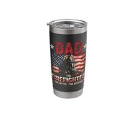 Dad The Firefighter The Myth The Legend Stainless Steel Insulated Tumbler