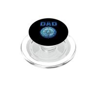 Dad The Man Myth Legend Cool Nautical Compass Father's Day PopSockets PopGrip for MagSafe