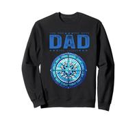Dad The Man Myth Legend Cool Nautical Compass Father's Day Sweatshirt