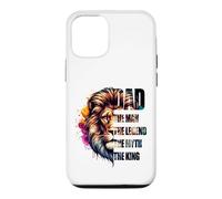 Dad The Man Myth Legend King Cool Lion Father's Day Case for iPhone 12/12 Pro