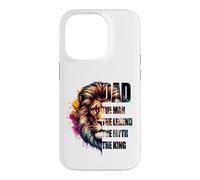 Dad The Man Myth Legend King Cool Lion Father's Day Case for iPhone 14 Pro