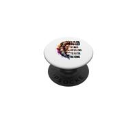 Dad The Man Myth Legend King Cool Lion Father's Day PopSockets Adhesive PopGrip