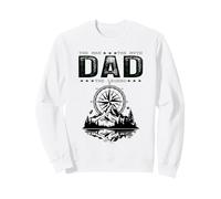 Dad The Man Myth Legend Mountain Compass Cool Father's Day Sweatshirt
