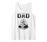 Dad The Man Myth Legend Mountain Compass Cool Father's Day Tank Top