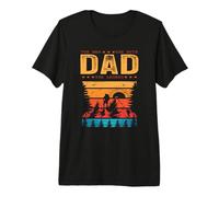 Dad The Man Myth Legend Mountain Hiking Cool Father's Day Premium T-Shirt