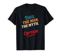 DAD. The Man. The Myth. - Pontoon Boating Captain Lake T-Shirt