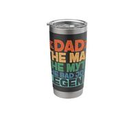 Dad The Man The Myth The Bad Joke Legend Stainless Steel Insulated Tumbler