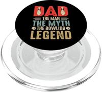 Dad The Man The Myth The Bowling Legend PopSockets PopGrip for MagSafe