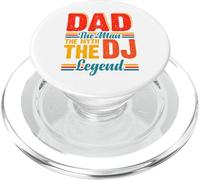 Dad The Man The Myth The DJ Legend PopSockets PopGrip for MagSafe