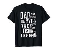 Dad The Man The Myth The Fishing Legend Quote For Fisherman T-Shirt