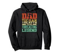 Dad The Man The Myth Weather Forecaster Legend Pullover Hoodie