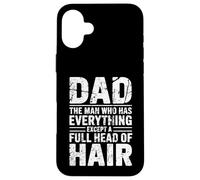 Dad The Man Who Has Everything Except A Full Head Of Hair Case for iPhone 16 Plus