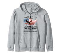 dad the man who has everything except a full head of hair Zip Hoodie