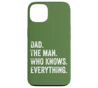 Dad. The Man. Who Knows. Everything. Funny Father’s Day Case for iPhone 13