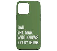 Dad. The Man. Who Knows. Everything. Funny Father’s Day Case for iPhone 13 Pro Max