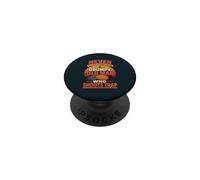 Dad Trap Shooting Clay Target Shooter PopSockets Adhesive PopGrip