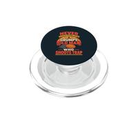 Dad Trap Shooting Clay Target Shooter PopSockets PopGrip for MagSafe