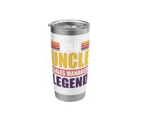 Dad, Uncle, Sales Manager, Legend Stainless Steel Insulated Tumbler