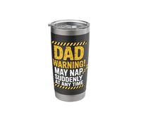 Dad Warning May Nap Suddenly At Any Time Stainless Steel Insulated Tumbler