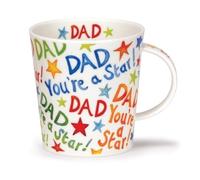 Dad Youre A Star - Fine Bone China Mug- By Dunoon - British Made In Uk