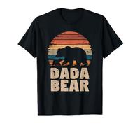 Dada Bear Vintage Retro Funny Father's Day 1 Cub Kid T-Shirt