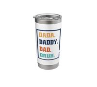 Dada Daddy Dad Bruh Stainless Steel Insulated Tumbler