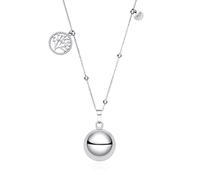 Dada Gioielli - Necklace Call Angels Pregnancy Tree of Life Zircon Rosary Chain Hypoallergenic Steel Adjustable 90+10+10cm
