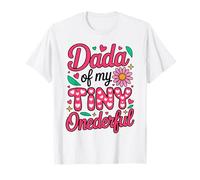 Dada of My Tiny Onederful First Birthday Daisy T-Shirt