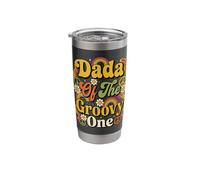 Dada of The Groovy One Dad Father Stainless Steel Insulated Tumbler