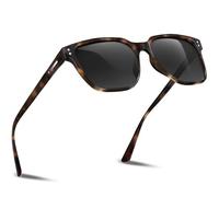 DADA-PRO Polarised-Sunglasses-Men-Women-Retro-Mens-Sunglasses-UV-Protection-Black-Designer-Sun-Glasses-for-Driving-Fishing-Classic-Ultralight-Mirrored-Shades (Tortoise Black)