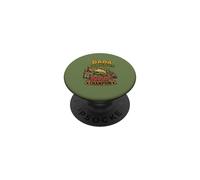 Dada Saurus Nap Funny Dino Daddy Dad Humor Gag Joke PopSockets Adhesive PopGrip