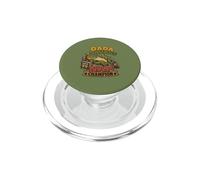 Dada Saurus Nap Funny Dino Daddy Dad Humor Gag Joke PopSockets PopGrip for MagSafe